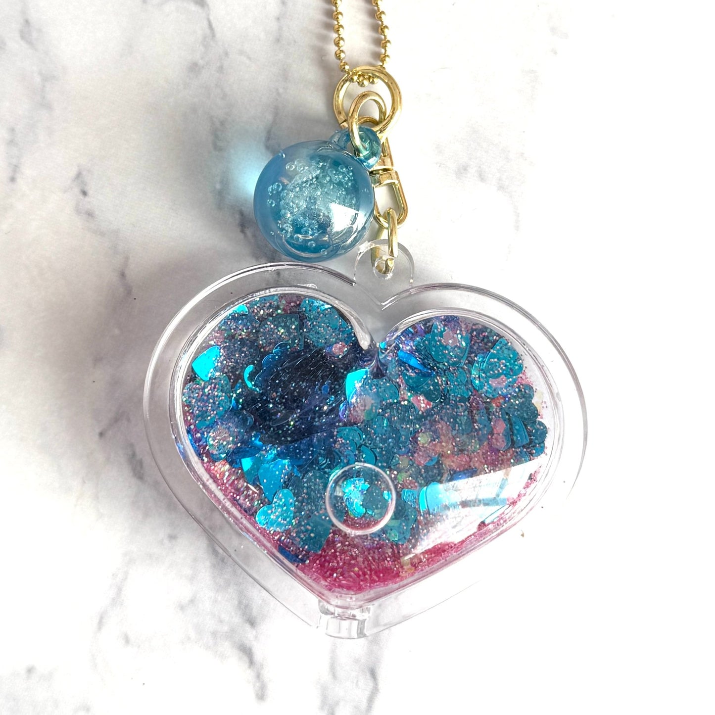 Large Bubble Heart Charm - Tumbler Handle Charm - The Nifty Little Finds - Charm - The Nifty Little Finds