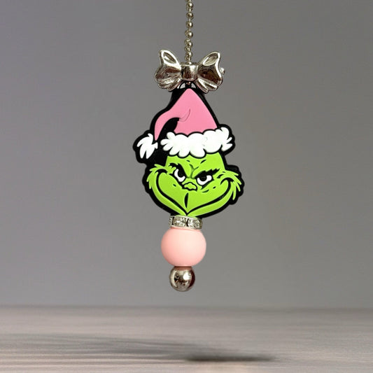 Pink Grinch Mini Bar Charm - Tumbler Handle Charm - The Nifty Little Finds - Charm - The Nifty Little Finds