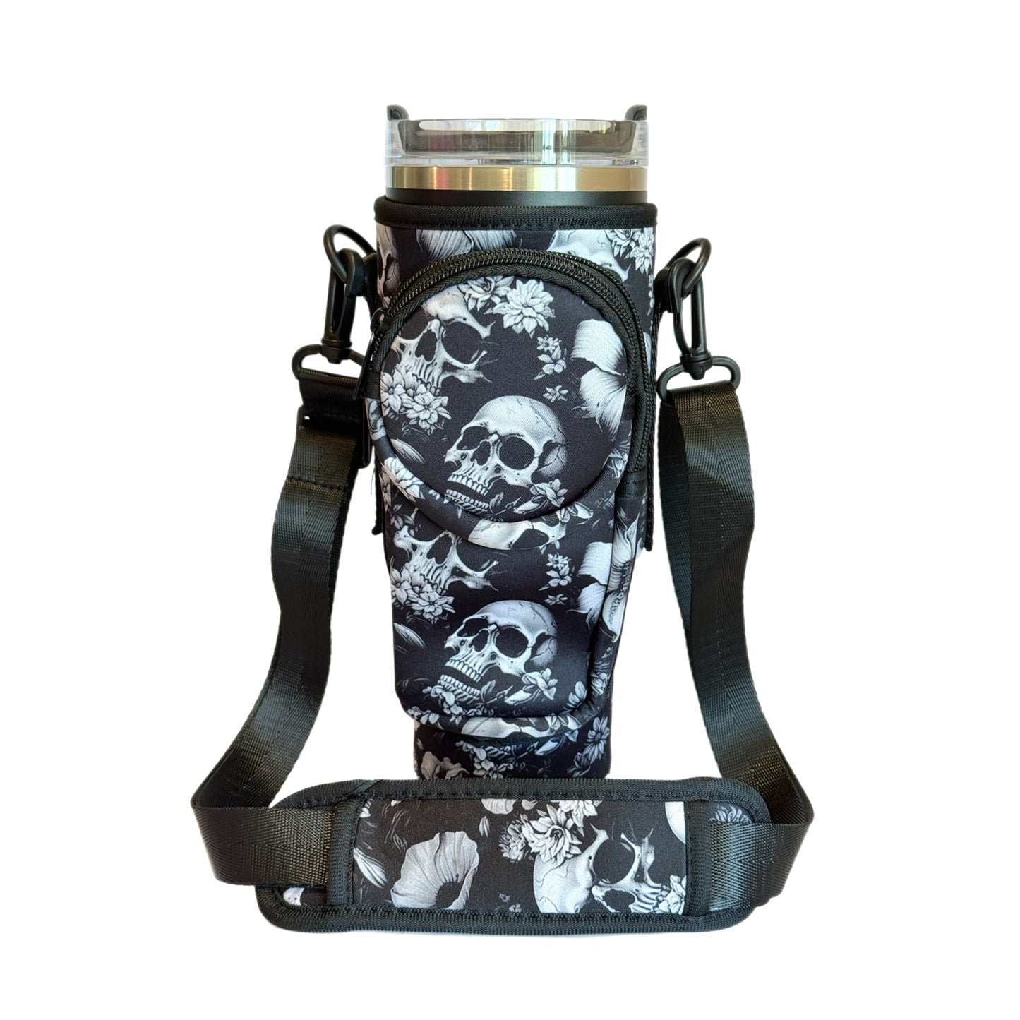 Protective Tumbler Sleeve with Sling-Neoprene - The Nifty Little Finds - The Nifty Little Finds