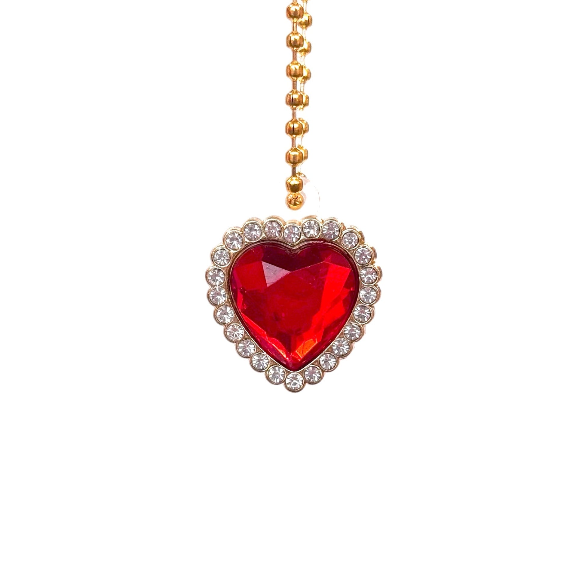 Faceted Heart Charm - Tumbler Handle Charm - The Nifty Little Finds - Charm - The Nifty Little Finds