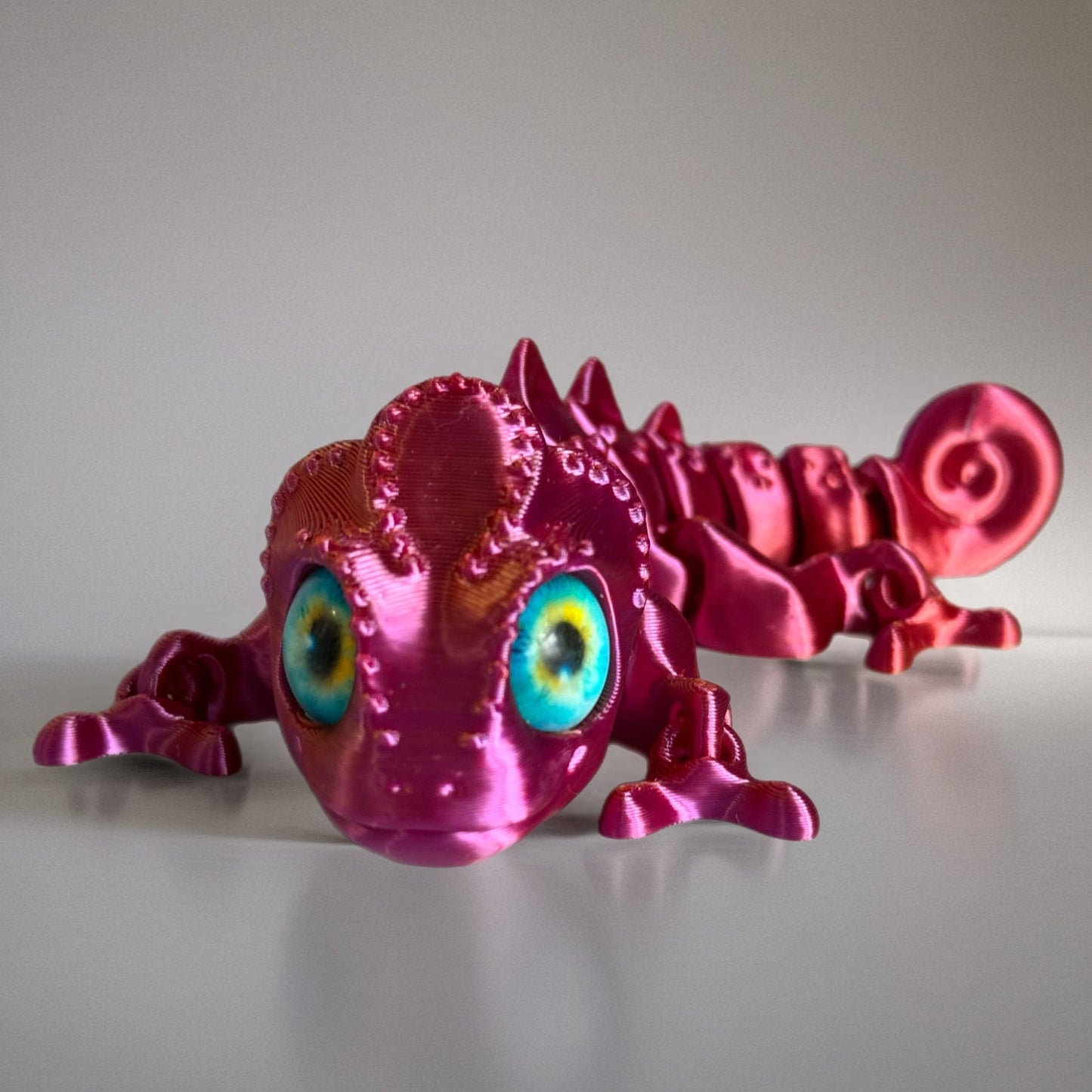 Chameleon Pascal 3D Deluxe Charm - Tumbler Handle Charm - The Nifty Little Finds - Charm - The Nifty Little Finds
