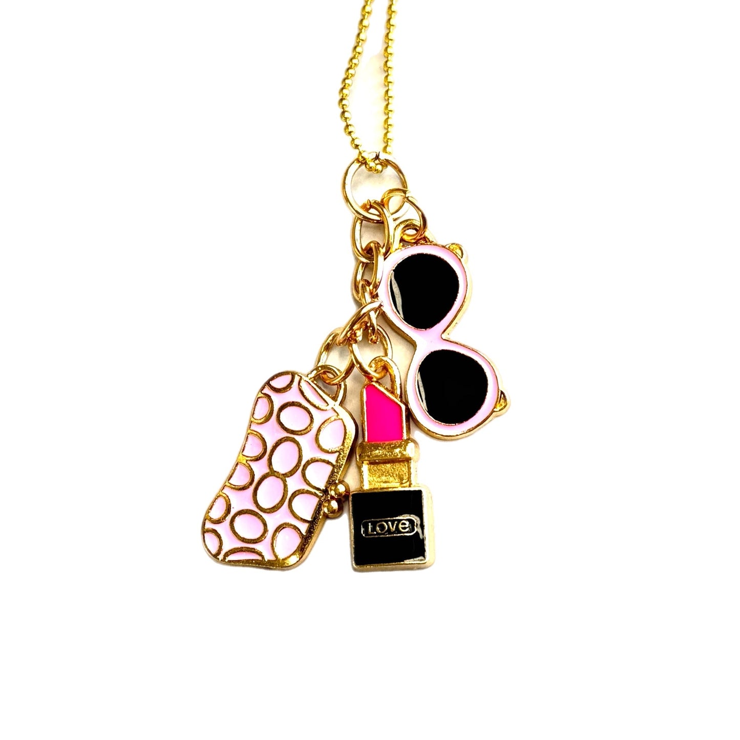 Malibu Girl Makeup Charms - Tumbler Handle Charm - The Nifty Little Finds - Charm - The Nifty Little Finds
