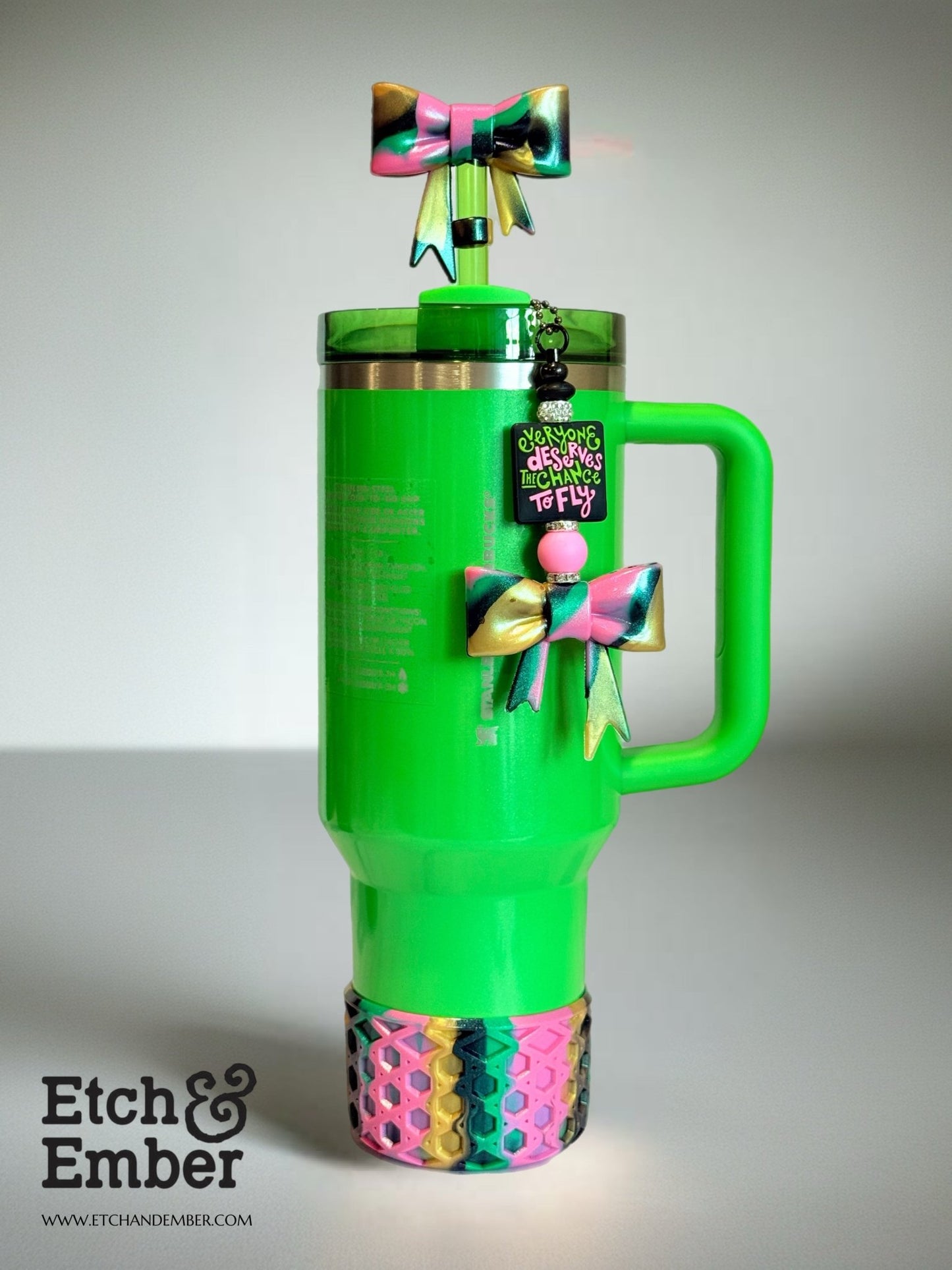 Chance To Fly Charm - Tumbler Handle Charm - The Nifty Little Finds - Charm - The Nifty Little Finds