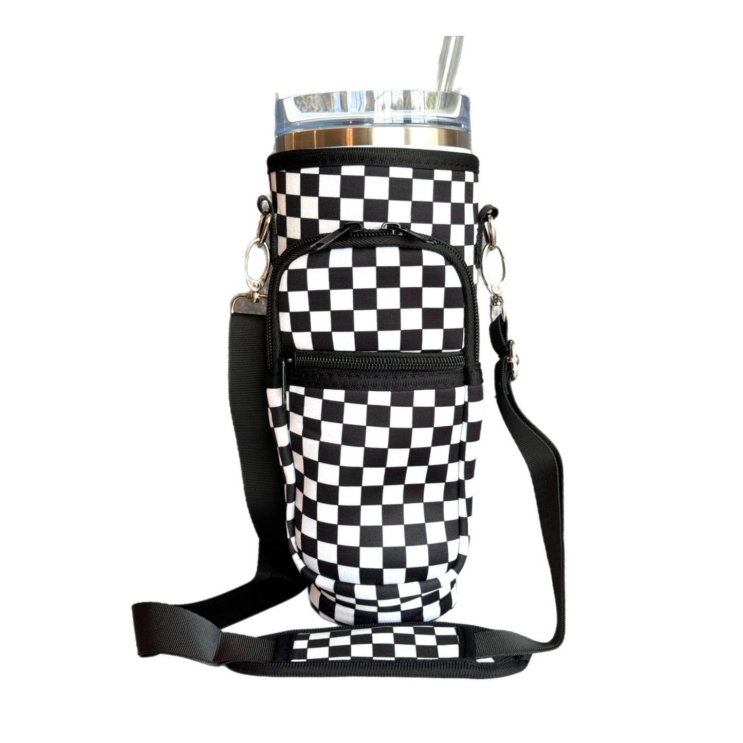 Protective Tumbler Sleeve with Sling-Neoprene - The Nifty Little Finds - The Nifty Little Finds