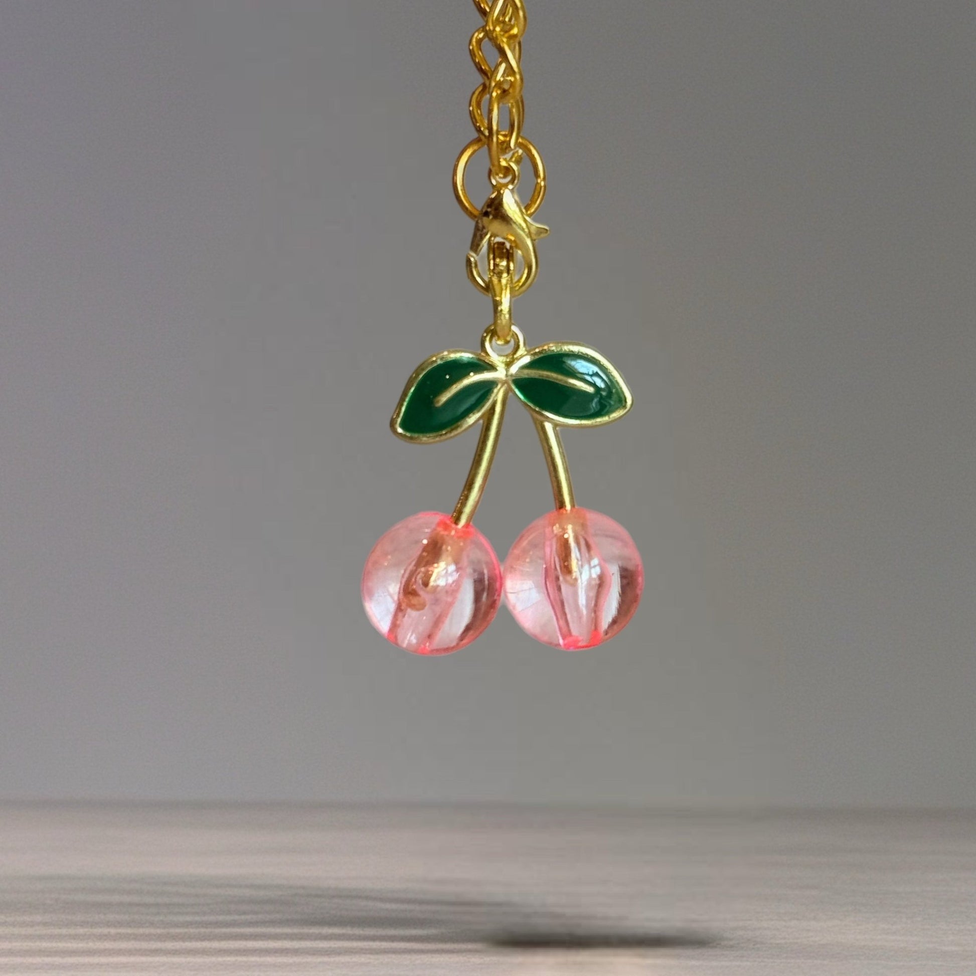 Cherry Love Charm - Tumbler Handle Charm - The Nifty Little Finds - Charm - The Nifty Little Finds
