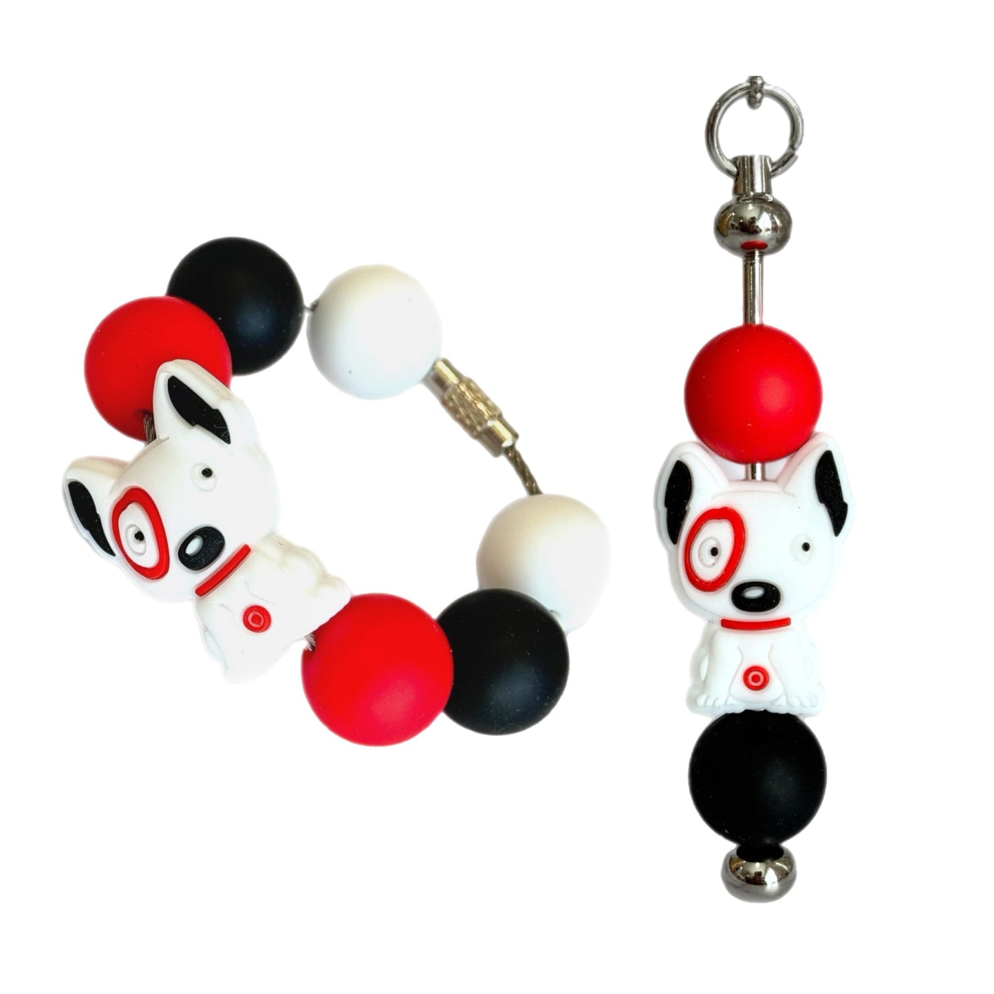 Cute Pup Sips ‘n Trips Handle Bracelet - Tumbler Handle Charm - The Nifty Little Finds - Charm - The Nifty Little Finds