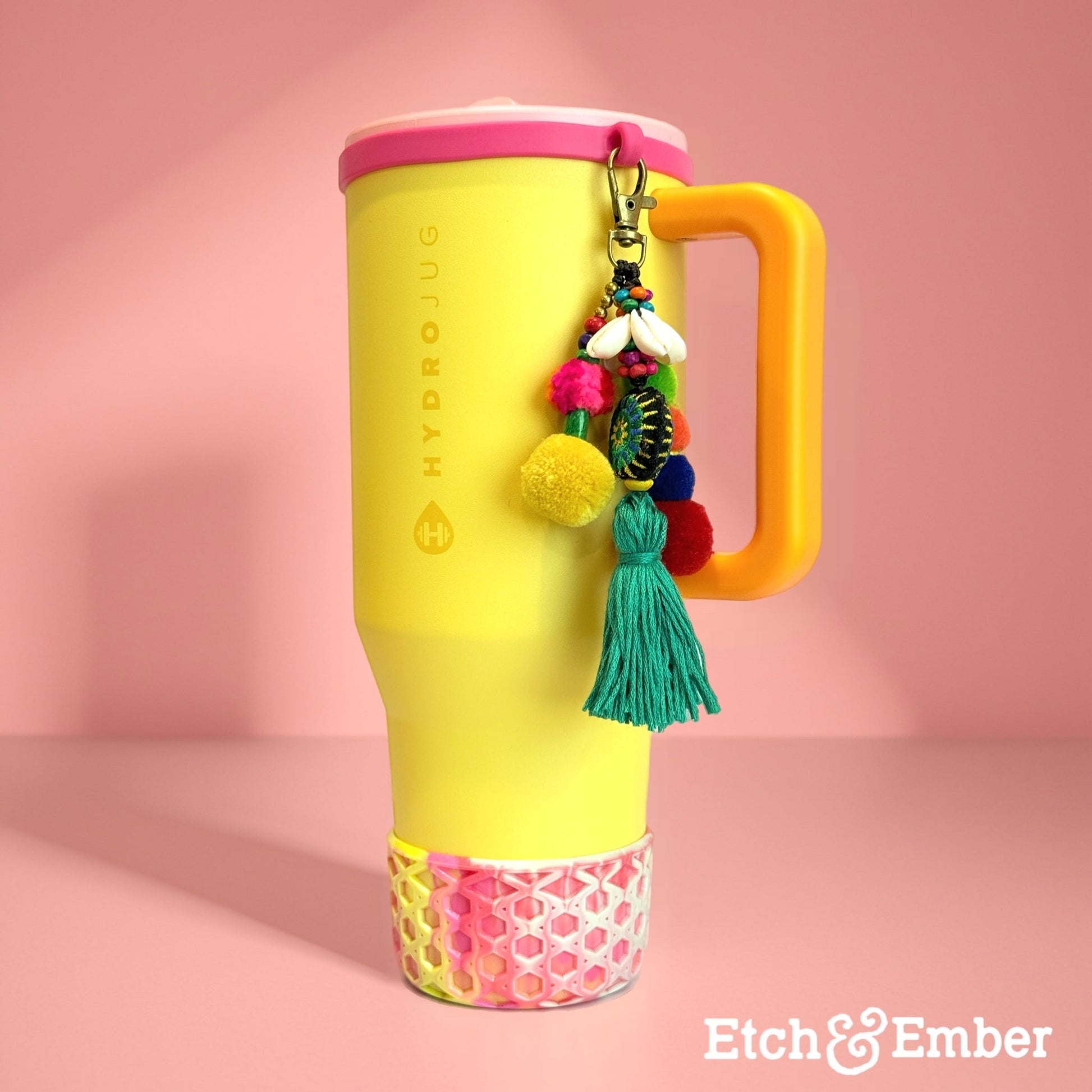 Summer Vibes Tassels Charm - Tumbler Handle Charm - The Nifty Little Finds - Charm - The Nifty Little Finds