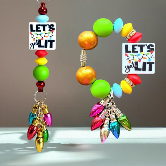 Let’s Get Lit Charm - Tumbler Handle Charm - The Nifty Little Finds - Charm - The Nifty Little Finds