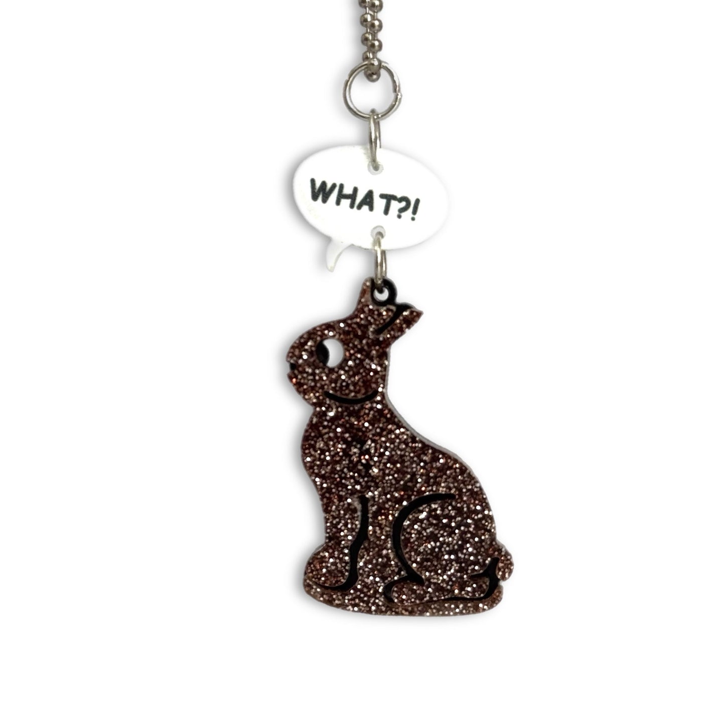 Chocolate Bunny Charms - Tumbler Handle Charm - The Nifty Little Finds - Charm - The Nifty Little Finds