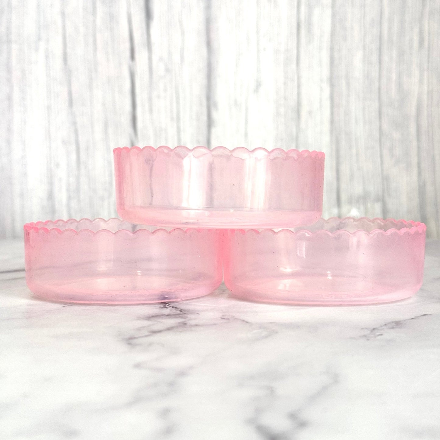 Hot Pink Tinted 3.25” Scalloped Shorty Boot - The Nifty Little Finds - Boot - The Nifty Little Finds