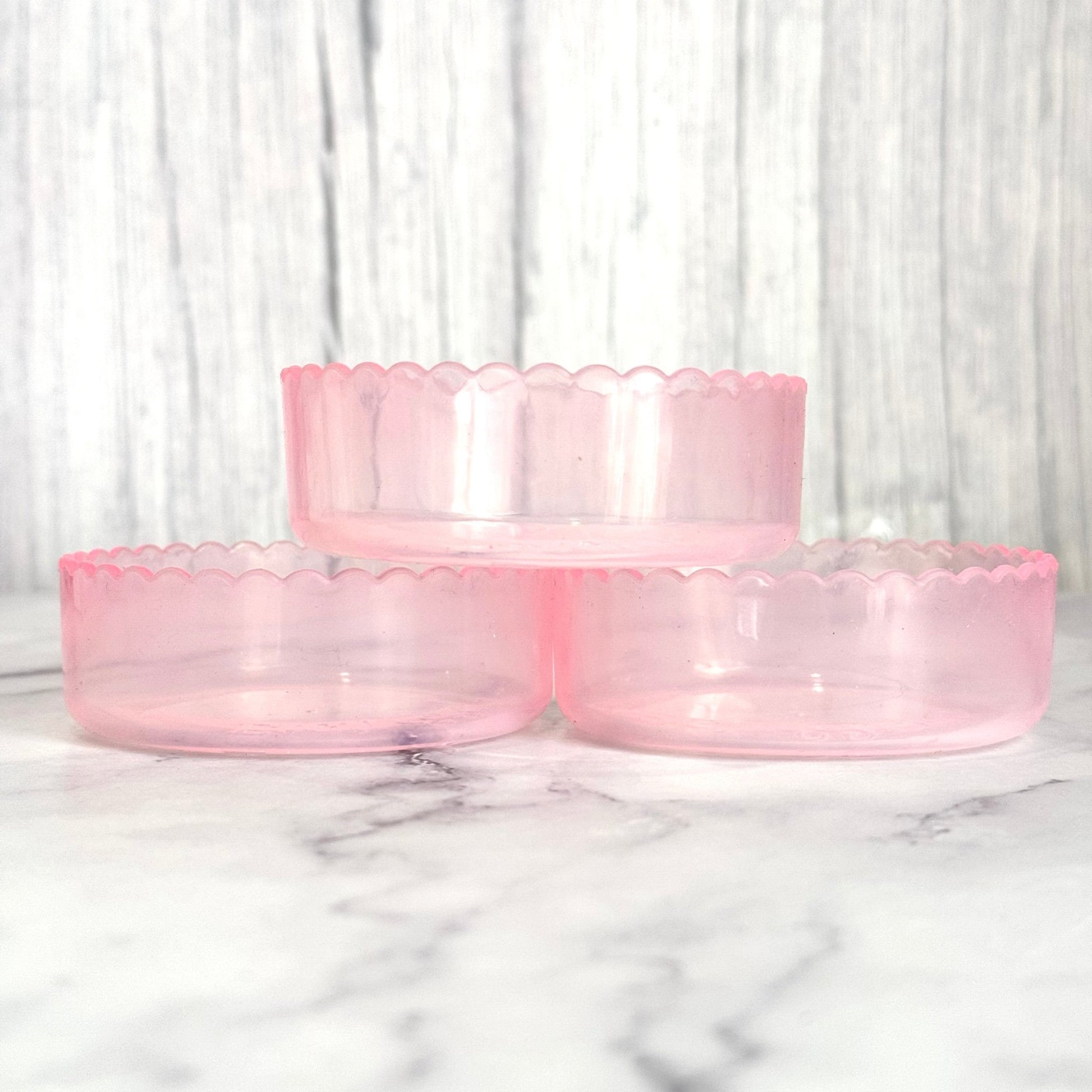Hot Pink Tinted 3.25” Scalloped Shorty Boot - The Nifty Little Finds - Boot - The Nifty Little Finds