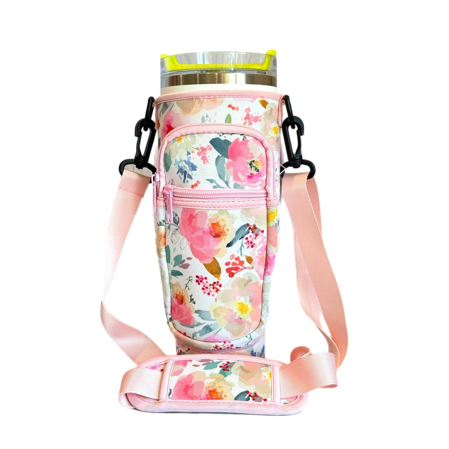 Protective Tumbler Sleeve with Sling-Neoprene - The Nifty Little Finds - The Nifty Little Finds