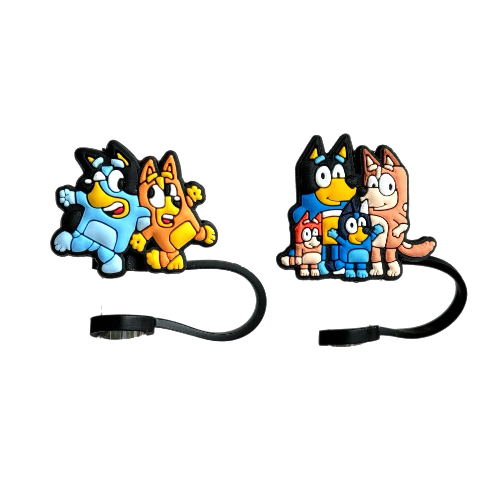 BLUE DOG Straw Toppers - The Nifty Little Finds - The Nifty Little Finds