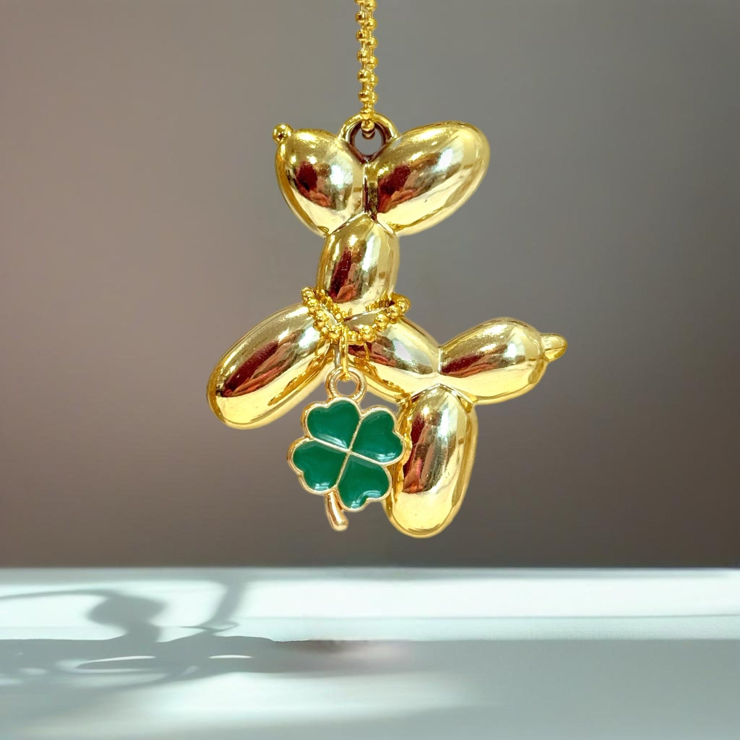 ‘Lucky’ Balloon Dog Charm - Tumbler Handle Charm - The Nifty Little Finds - Charm - The Nifty Little Finds