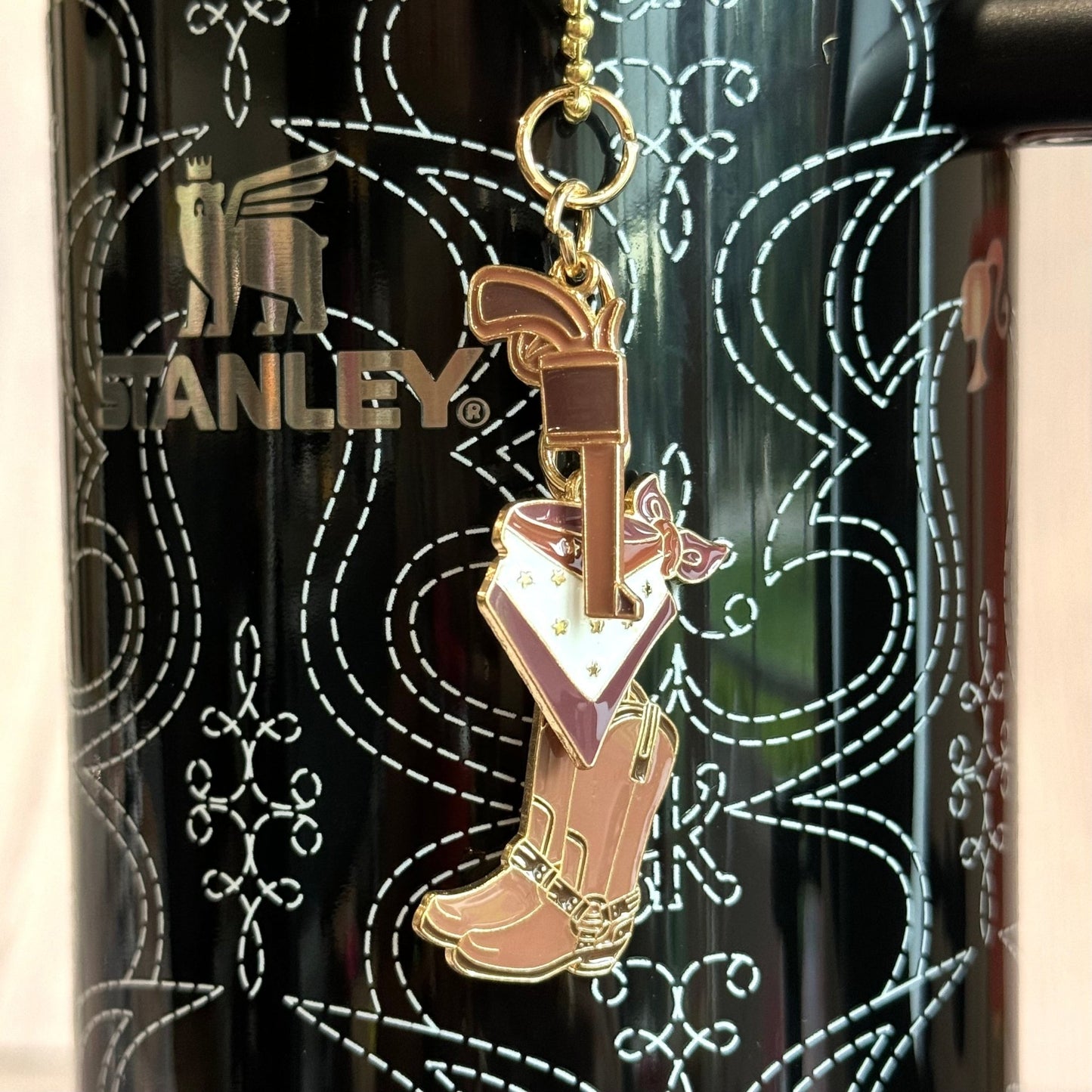 Howdy Malibu Girl Charms - Tumbler Handle Charm - The Nifty Little Finds - Charm - The Nifty Little Finds