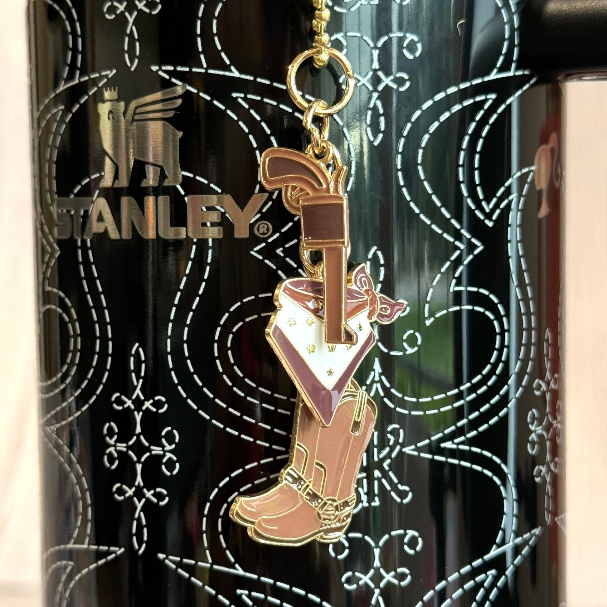 Howdy Malibu Girl Charms - Tumbler Handle Charm - The Nifty Little Finds - Charm - The Nifty Little Finds