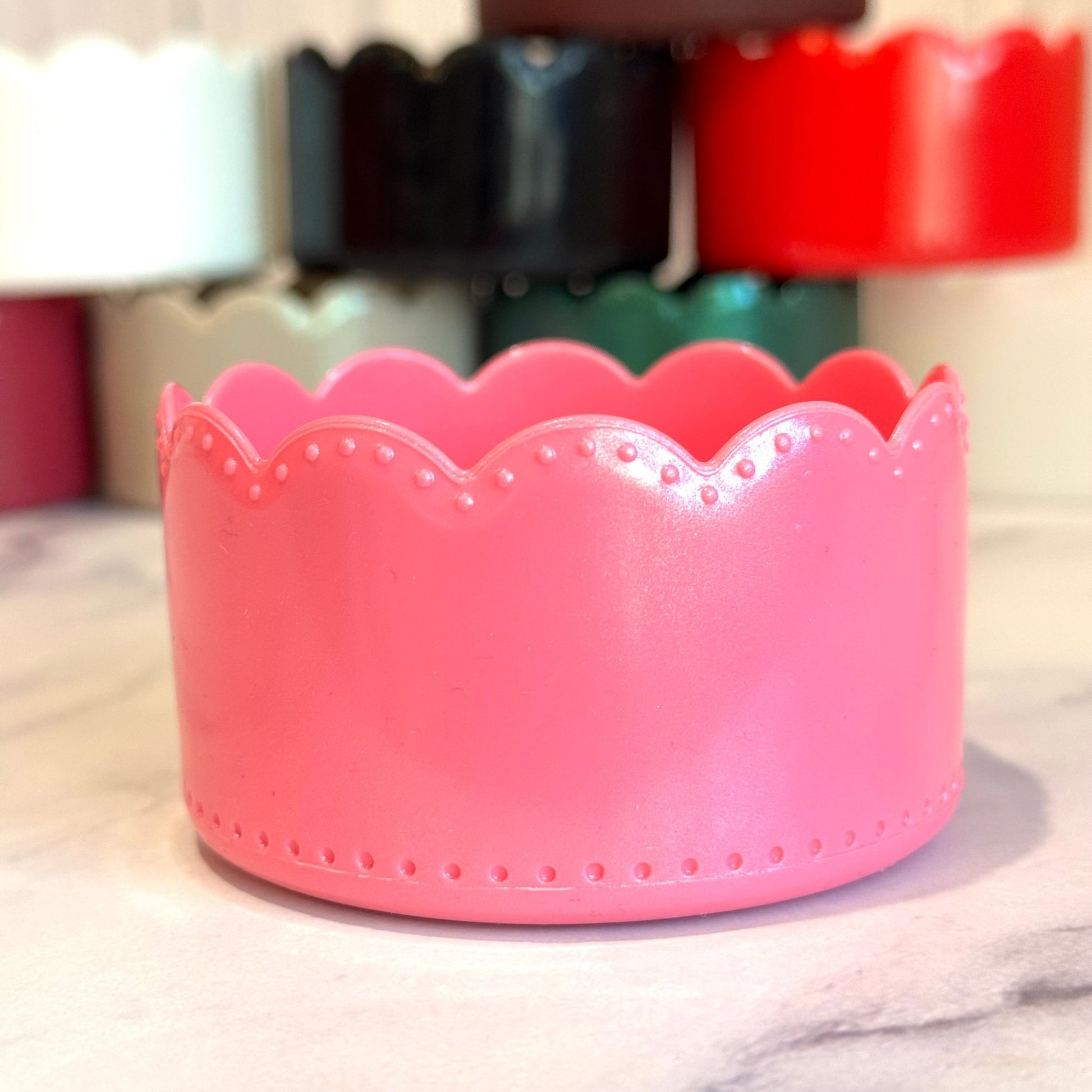 Glinda Pink Shimmer Scallop Boot - The Nifty Little Finds - Boot - The Nifty Little Finds
