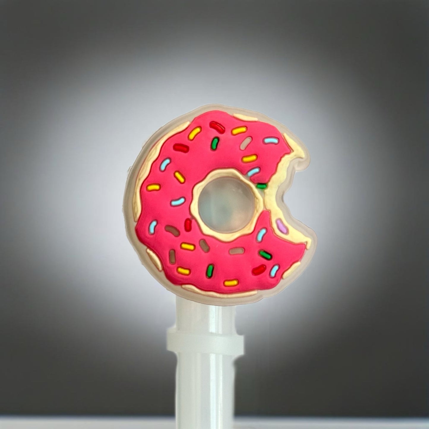 LED Light Up Donut Straw Topper - The Nifty Little Finds - Deluxe Straw Topper - The Nifty Little Finds