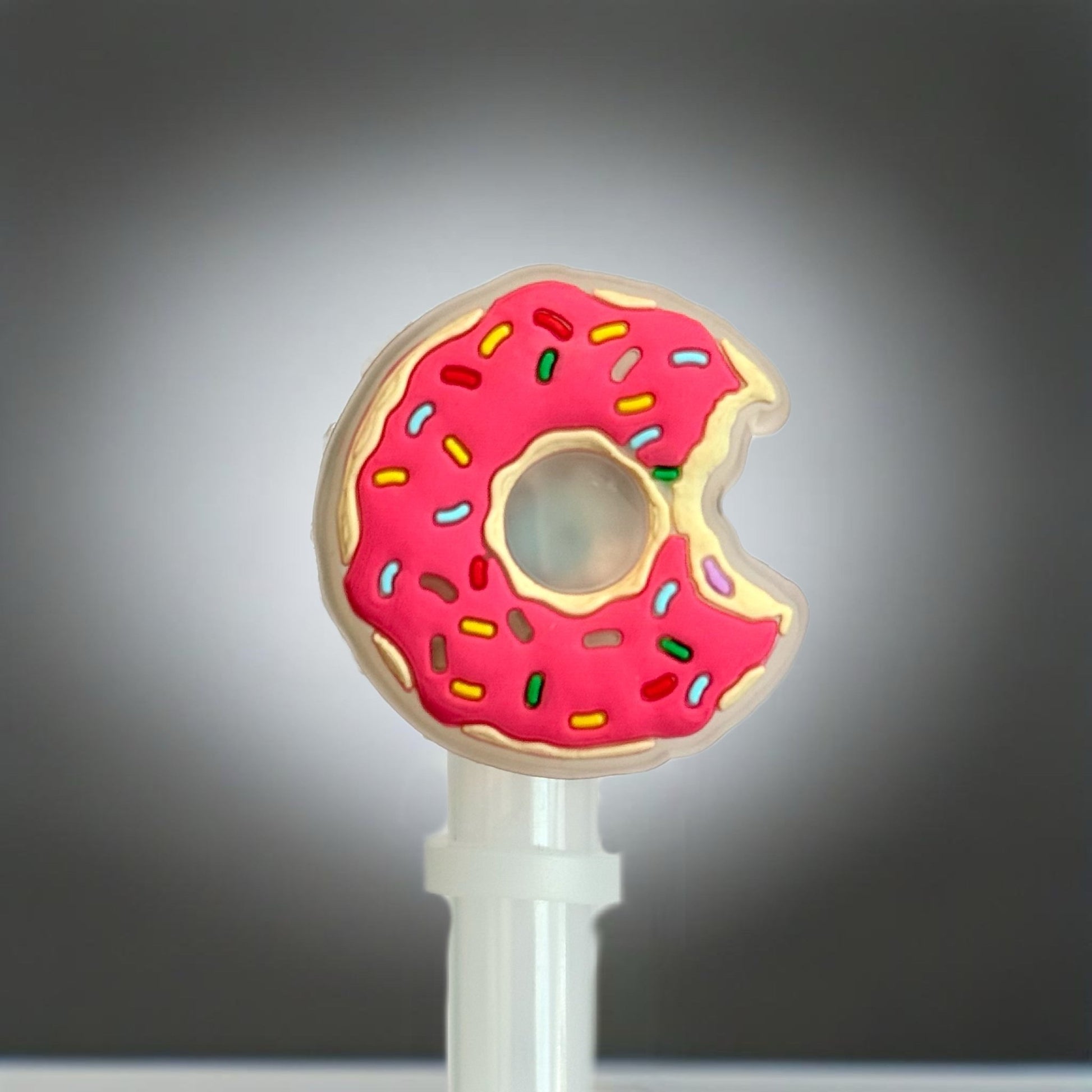 LED Light Up Donut Straw Topper - The Nifty Little Finds - Deluxe Straw Topper - The Nifty Little Finds