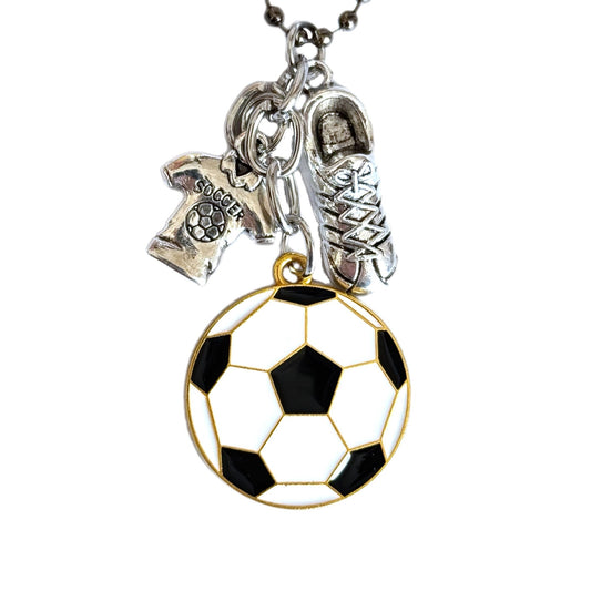 Deluxe Soccer Charm - Tumbler Handle Charm - The Nifty Little Finds - Charm - The Nifty Little Finds