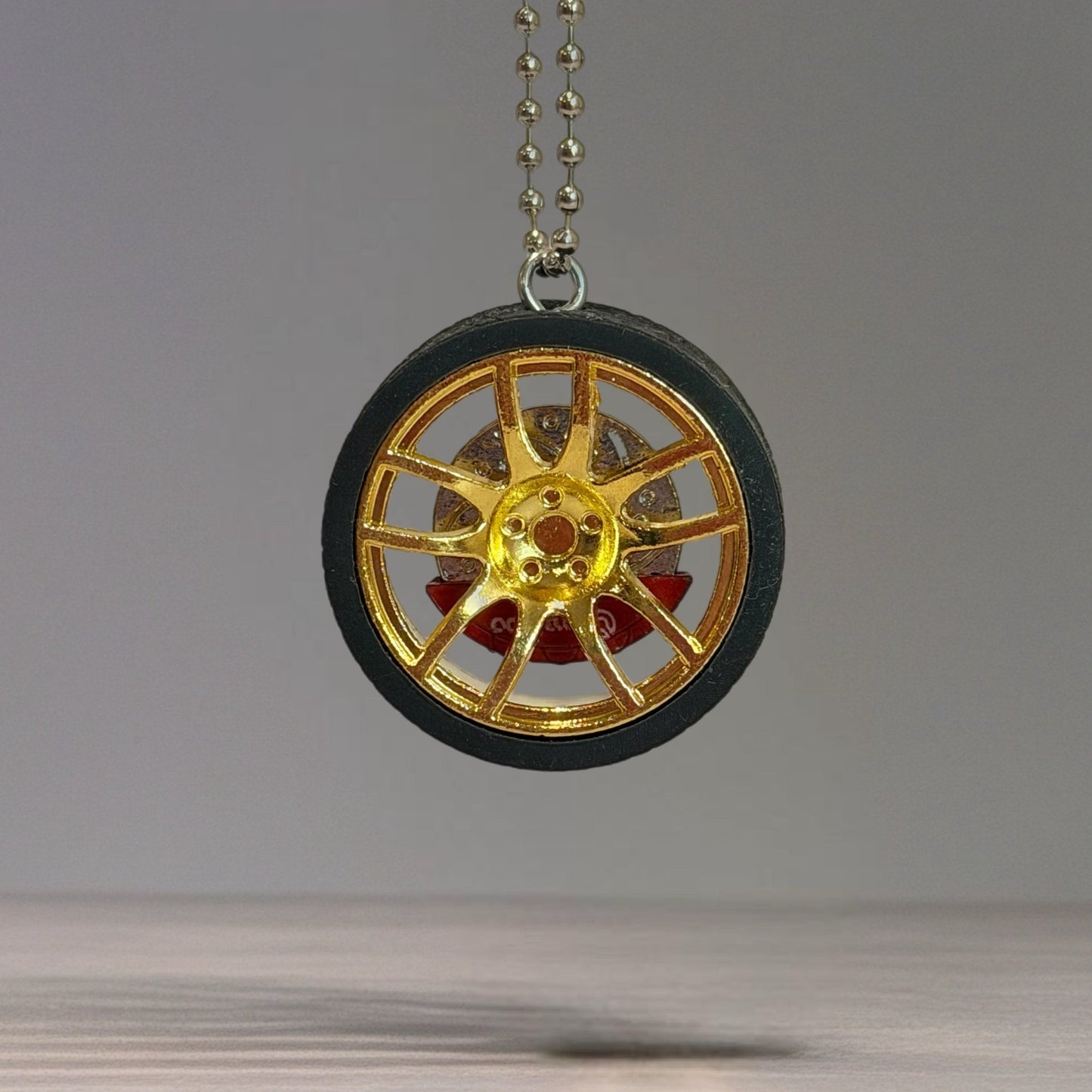 Racecar Wheel Charm - Tumbler Handle Charm - The Nifty Little Finds - Charm - The Nifty Little Finds