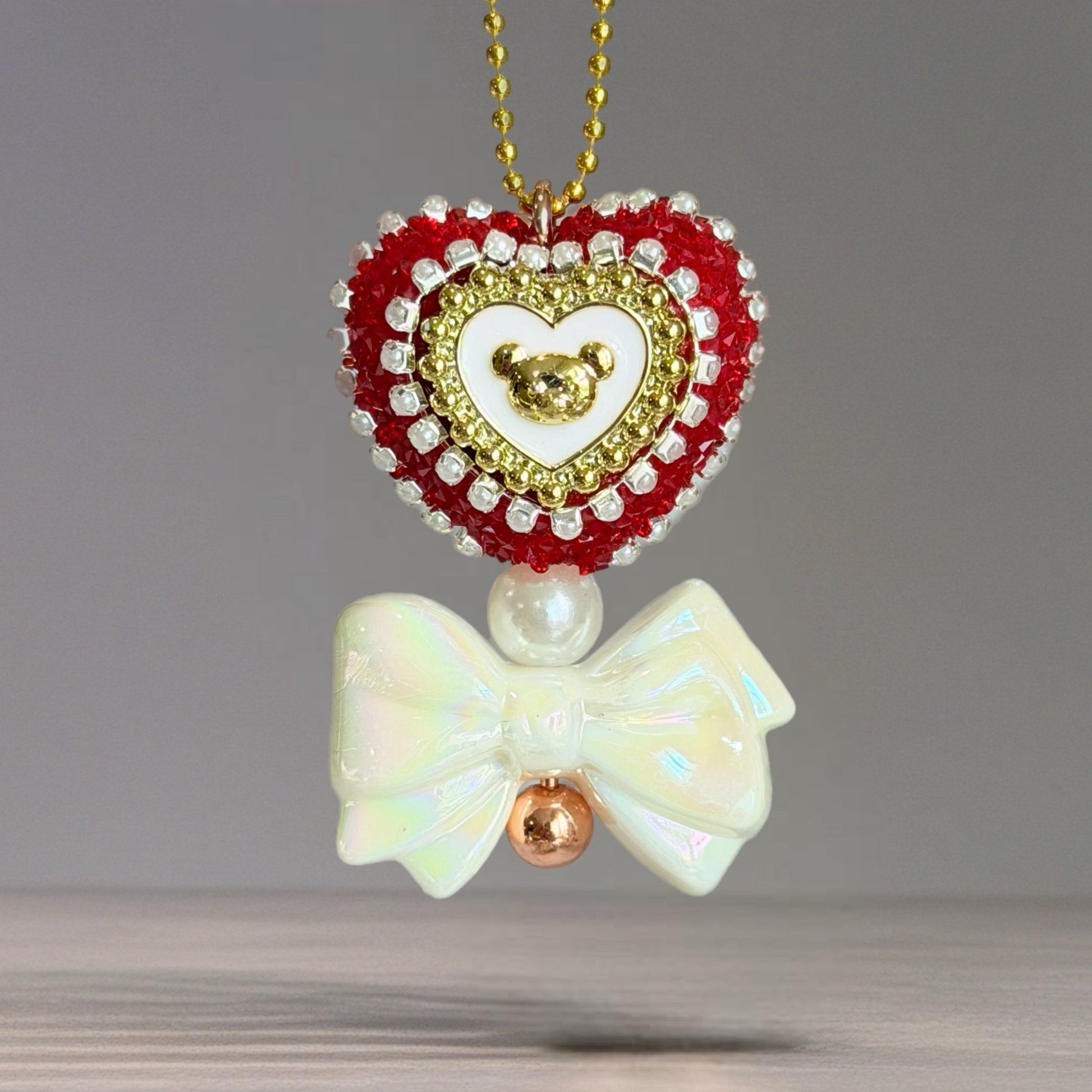 Blushing Bow Charm - Tumbler Handle Charm - The Nifty Little Finds - Charm - The Nifty Little Finds