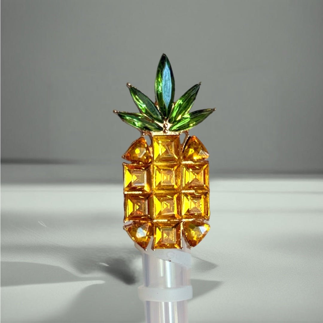 Pineapple Deluxe Straw Topper - The Nifty Little Finds - Deluxe Straw Topper - The Nifty Little Finds