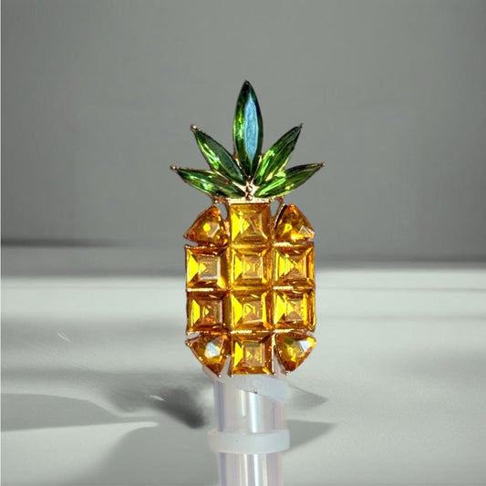 Pineapple Deluxe Straw Topper - The Nifty Little Finds - Deluxe Straw Topper - The Nifty Little Finds