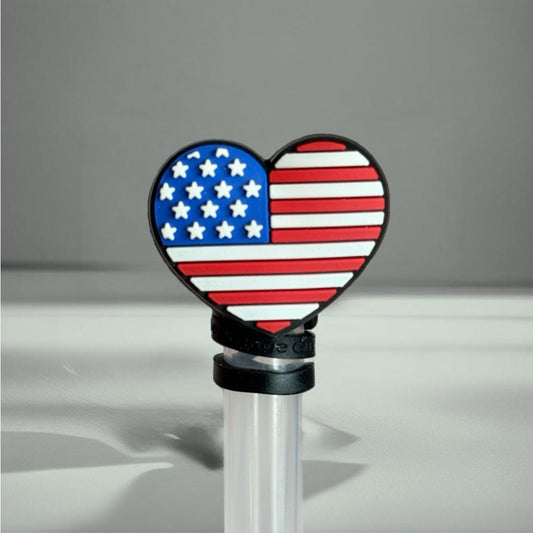 America Love Straw Topper - The Nifty Little Finds - The Nifty Little Finds