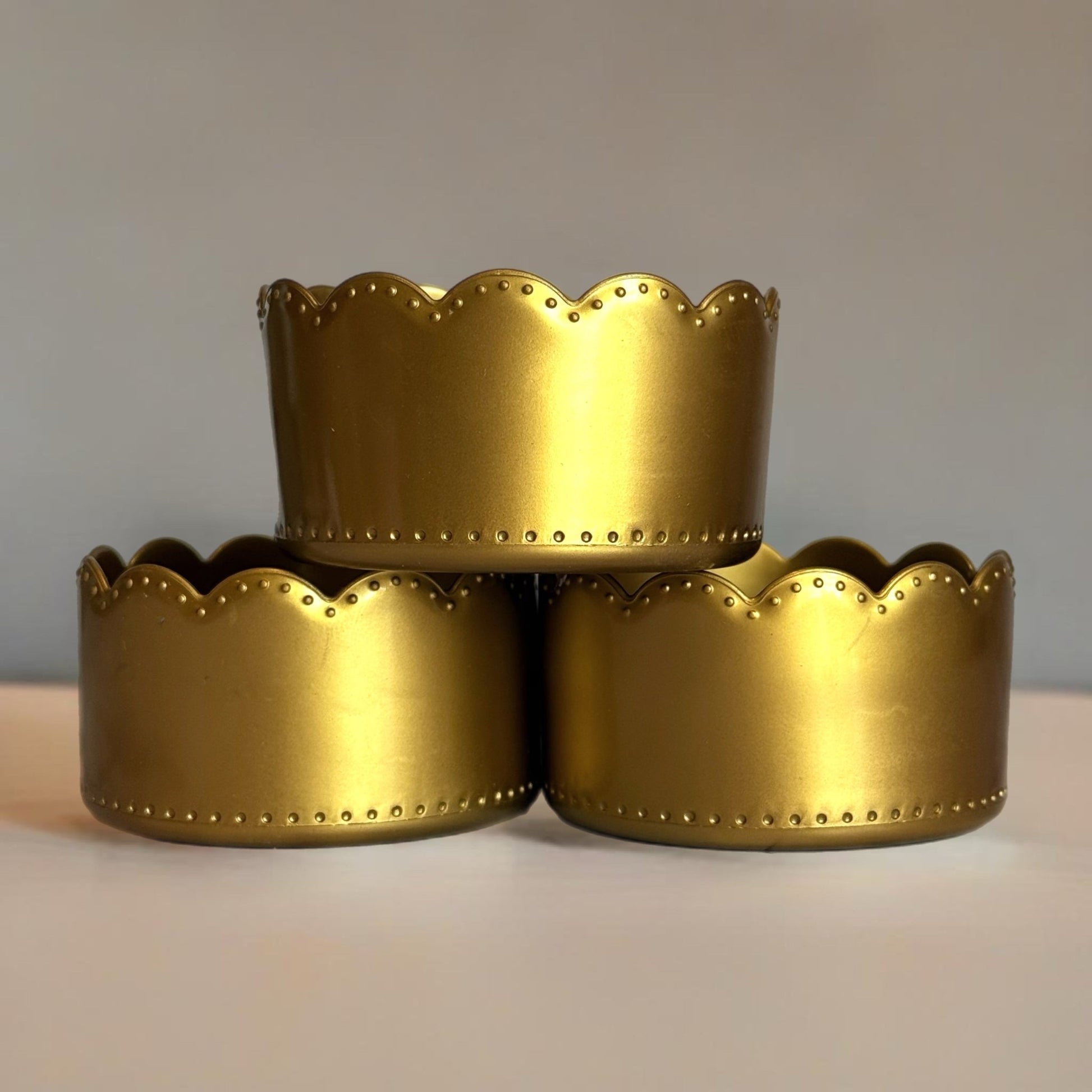 Metallic Gold Scallop Boot - The Nifty Little Finds - Boot - The Nifty Little Finds