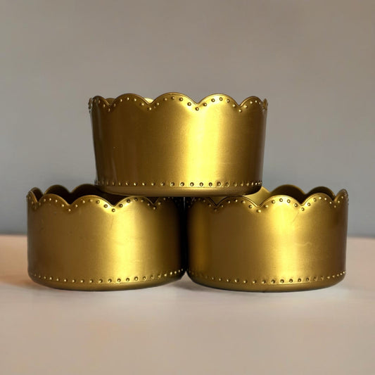 Metallic Gold Scallop Boot - The Nifty Little Finds - Boot - The Nifty Little Finds