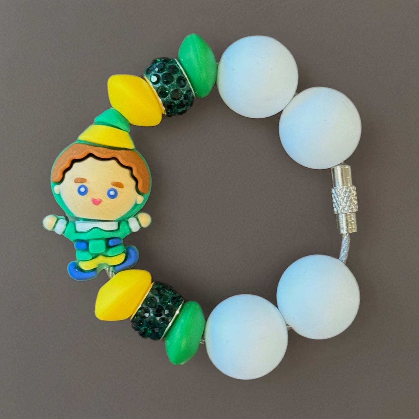 “Christmas is my Favorite” Elf Charm - Tumbler Handle Charm - The Nifty Little Finds - Charm - The Nifty Little Finds