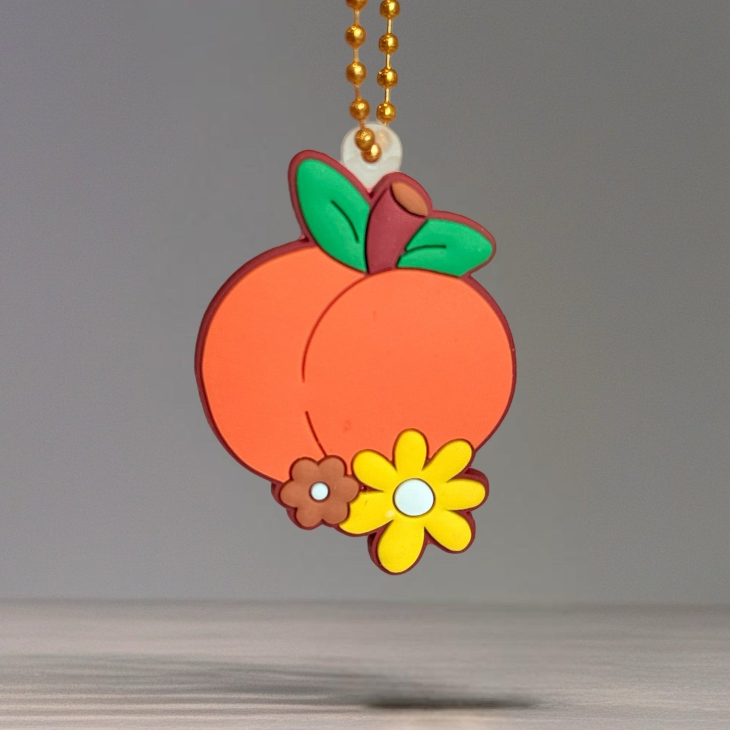 Sweet Peach Charm - Tumbler Handle Charm - The Nifty Little Finds - Charm - The Nifty Little Finds