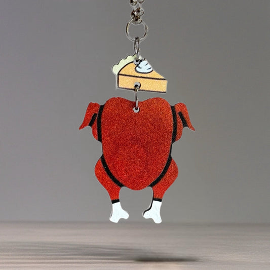 Turkey Dinner Charm - Tumbler Handle Charm - The Nifty Little Finds - Charm - The Nifty Little Finds