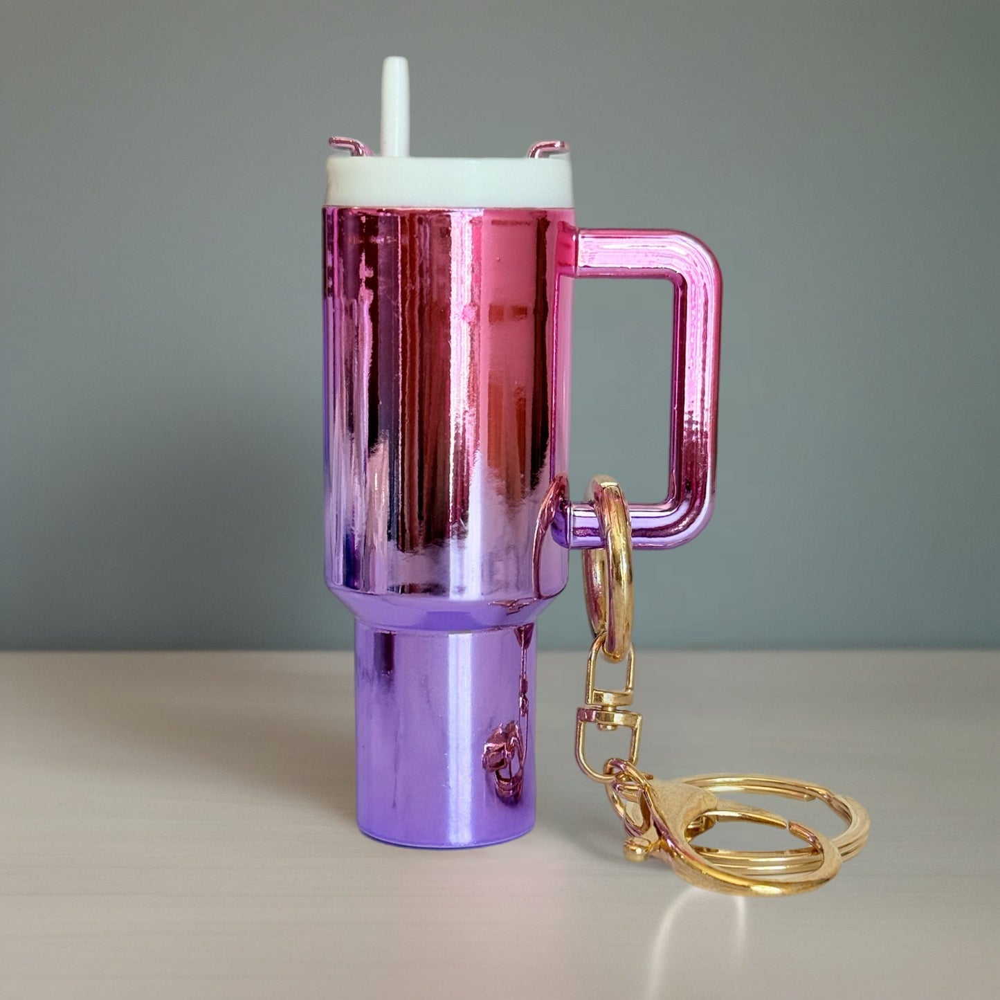 Mini Tumbler Keychain Charm - The Nifty Little Finds - Charm - The Nifty Little Finds