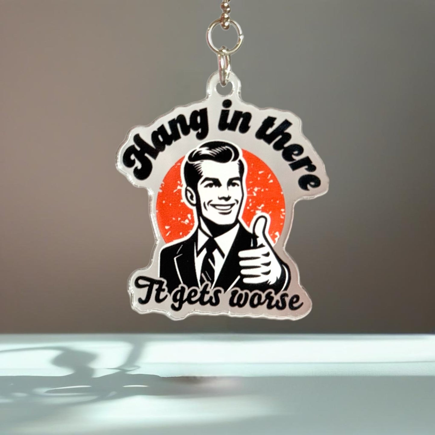 Hang in There Charm - Tumbler Handle Charm - The Nifty Little Finds - Charm - The Nifty Little Finds