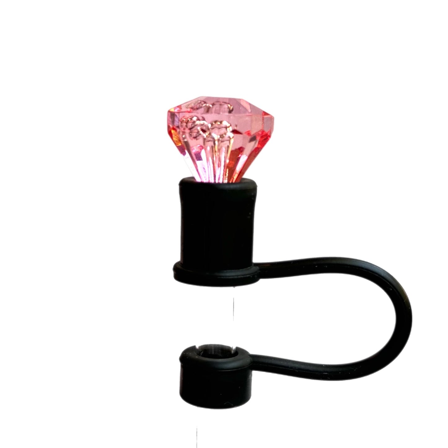 DIAMOND Straw Topper Black Base - The Nifty Little Finds - Deluxe Straw Topper - The Nifty Little Finds
