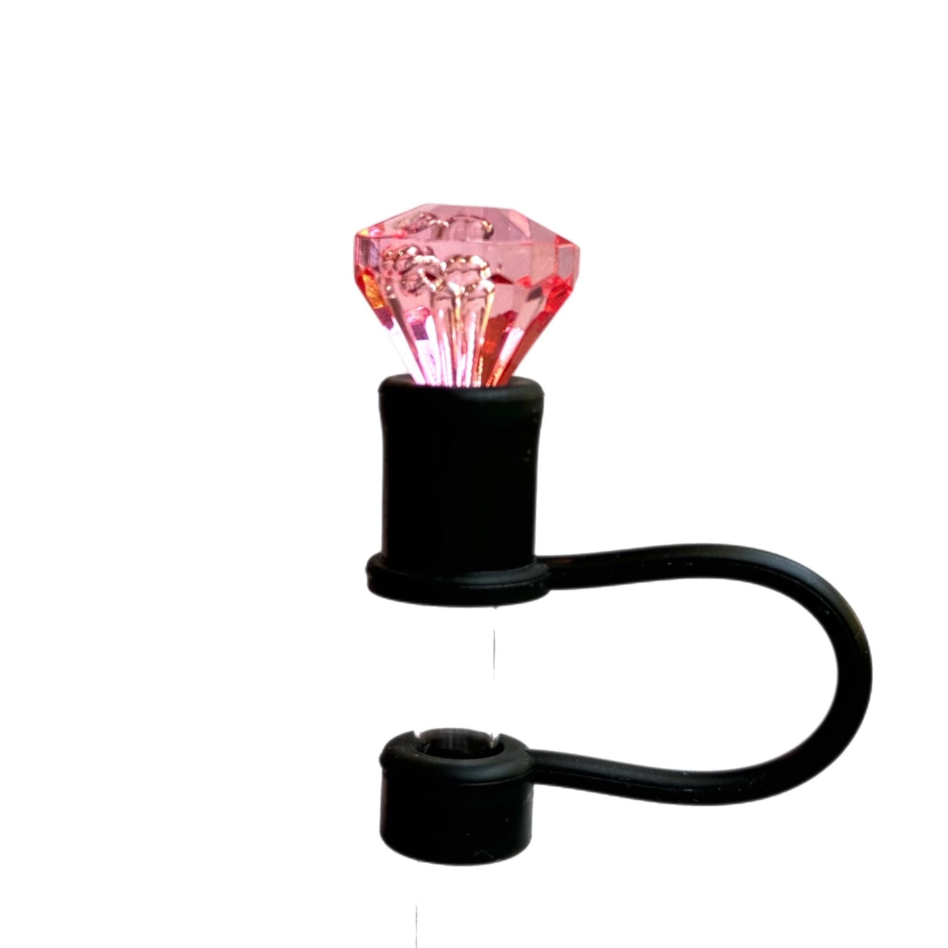 DIAMOND Straw Topper Black Base - The Nifty Little Finds - Deluxe Straw Topper - The Nifty Little Finds