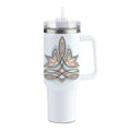 Western Boot Stitch - Insulated 40oz Western Tumbler w/ Handle