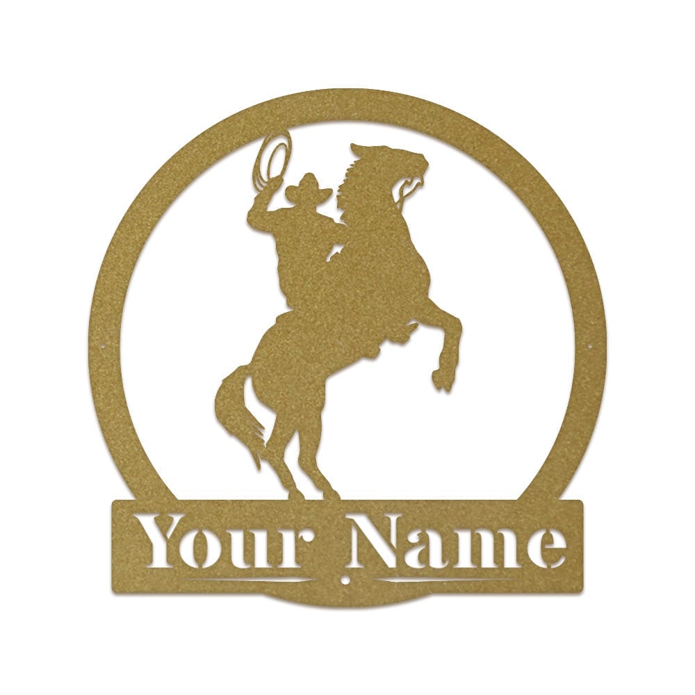 Western Cowboy Lasso Monogram