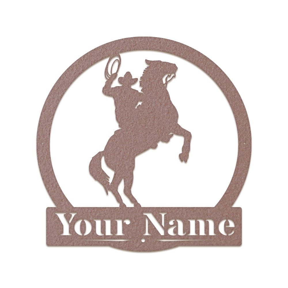Western Cowboy Lasso Monogram