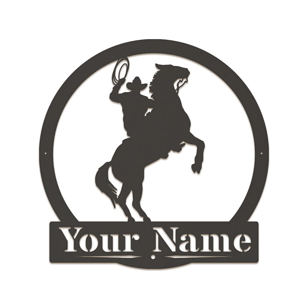 Western Cowboy Lasso Monogram