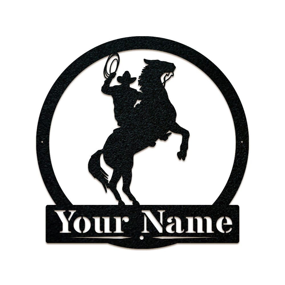 Western Cowboy Lasso Monogram