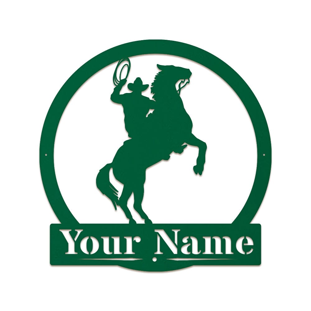 Western Cowboy Lasso Monogram