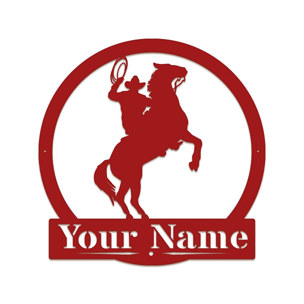Western Cowboy Lasso Monogram