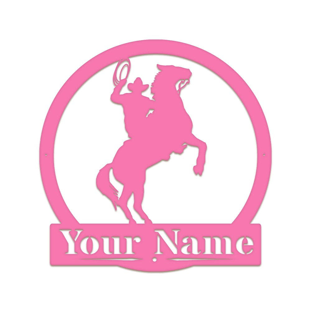 Western Cowboy Lasso Monogram