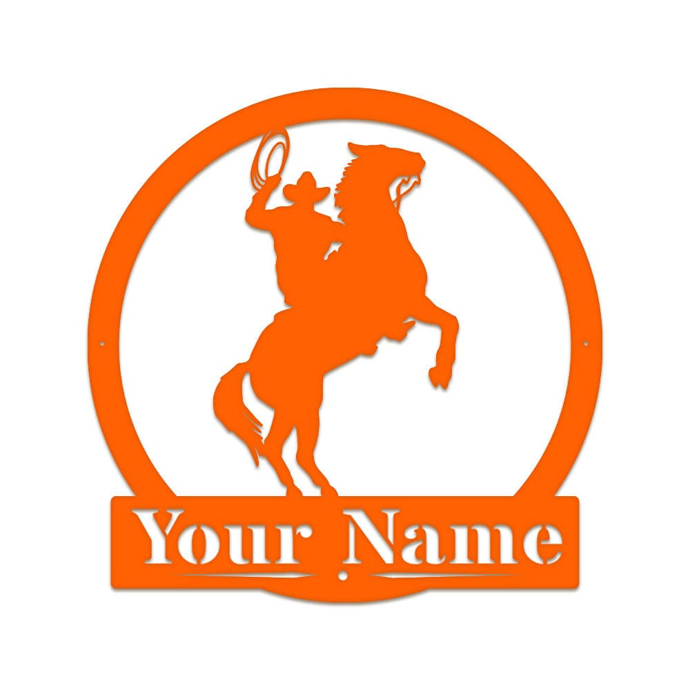 Western Cowboy Lasso Monogram