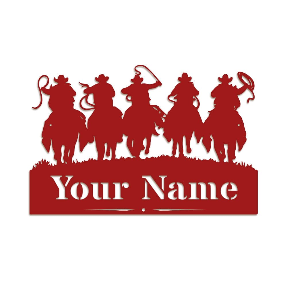 Western Posse Cowboy Monogram