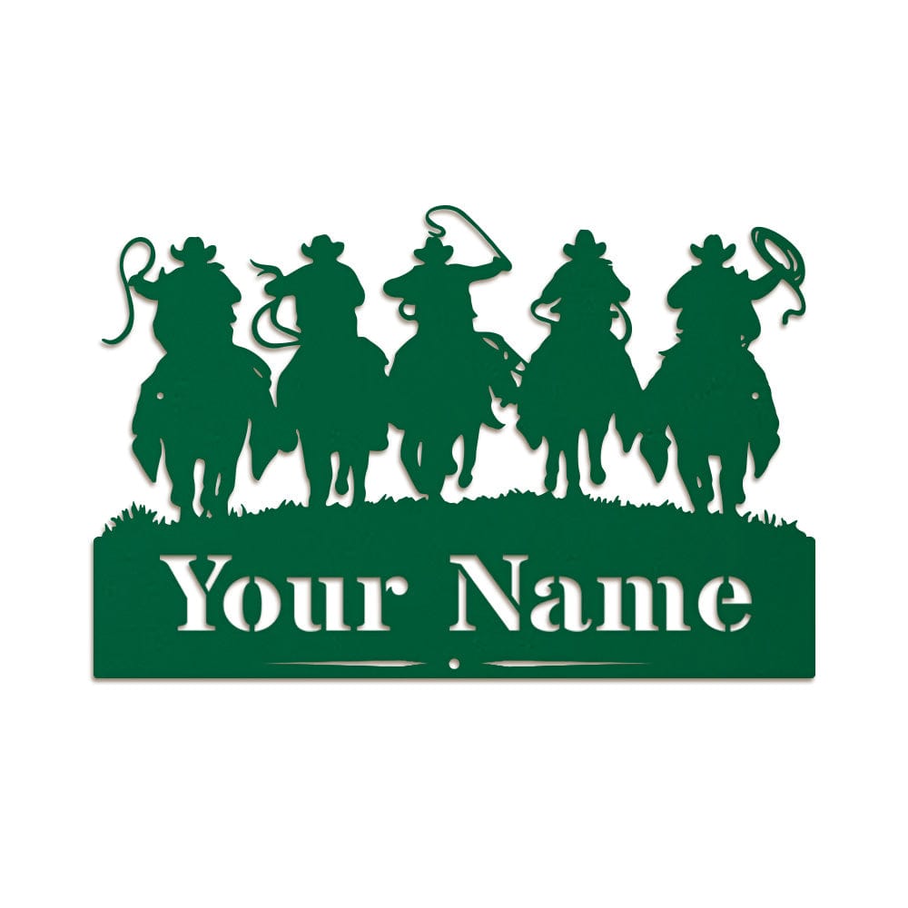 Western Posse Cowboy Monogram