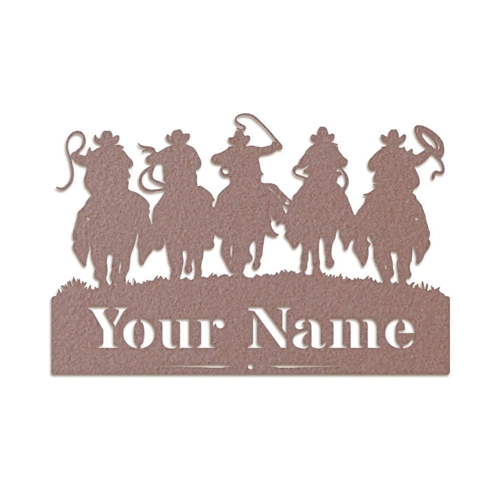 Western Posse Cowboy Monogram